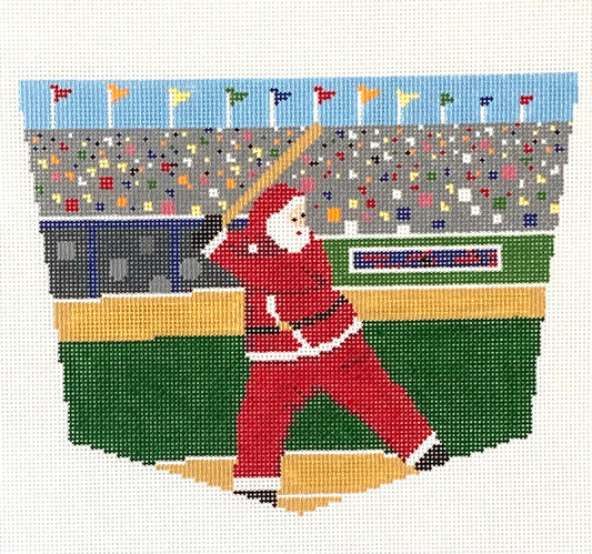 Baseball Sporty Santa Stocking Cuff
