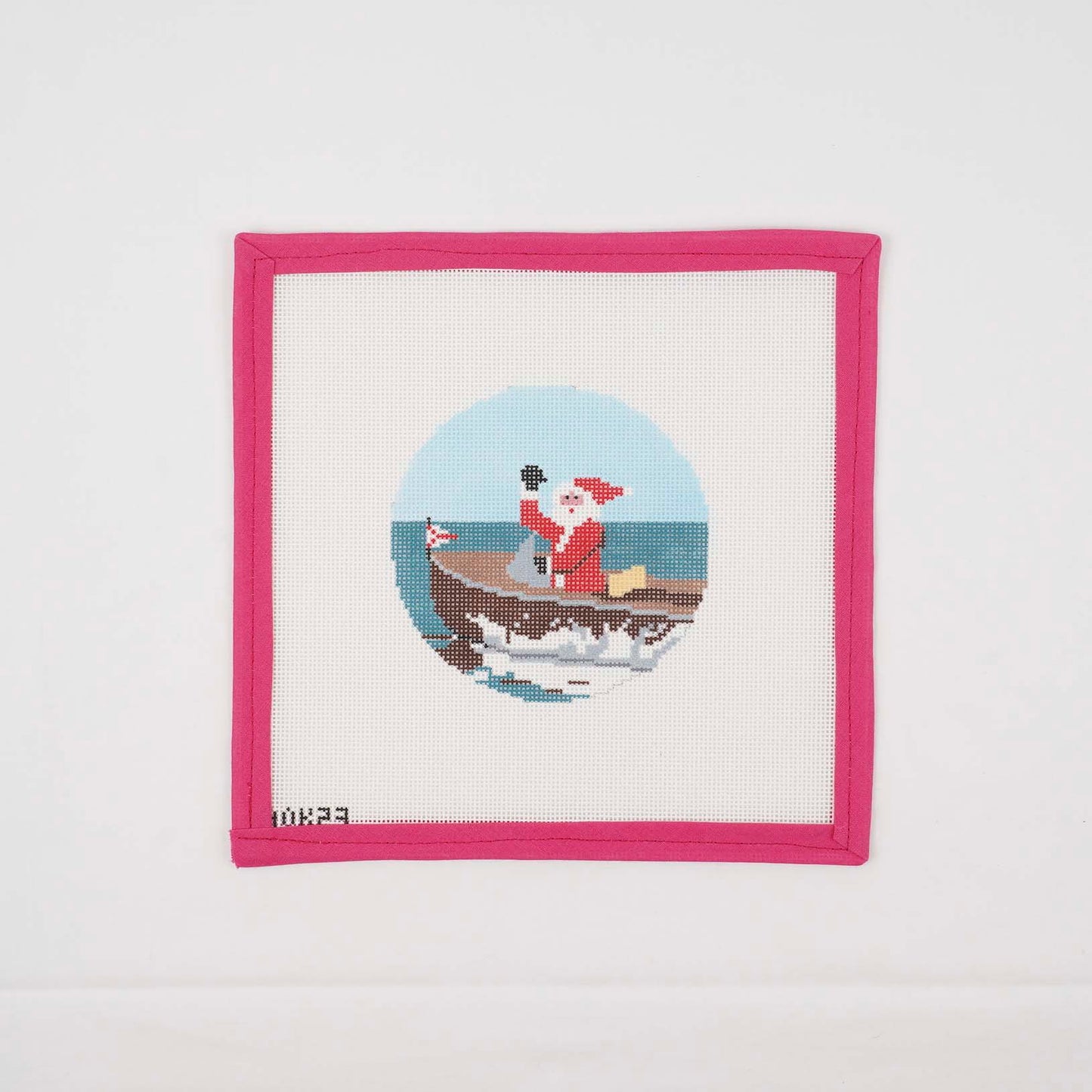 Sporty Santa Ornament - Boating Santa