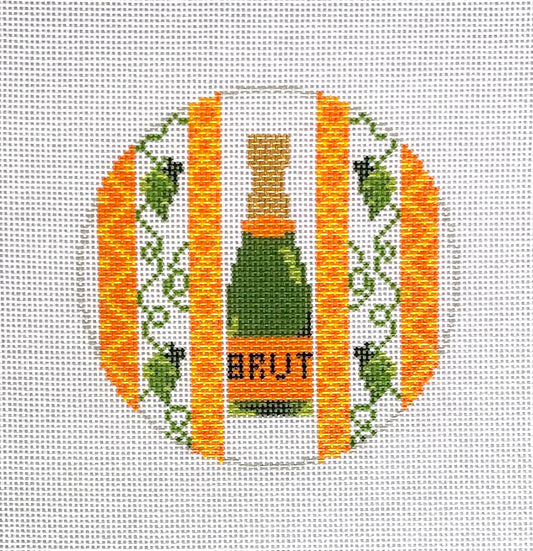 A Bottle of Champagne Coaster