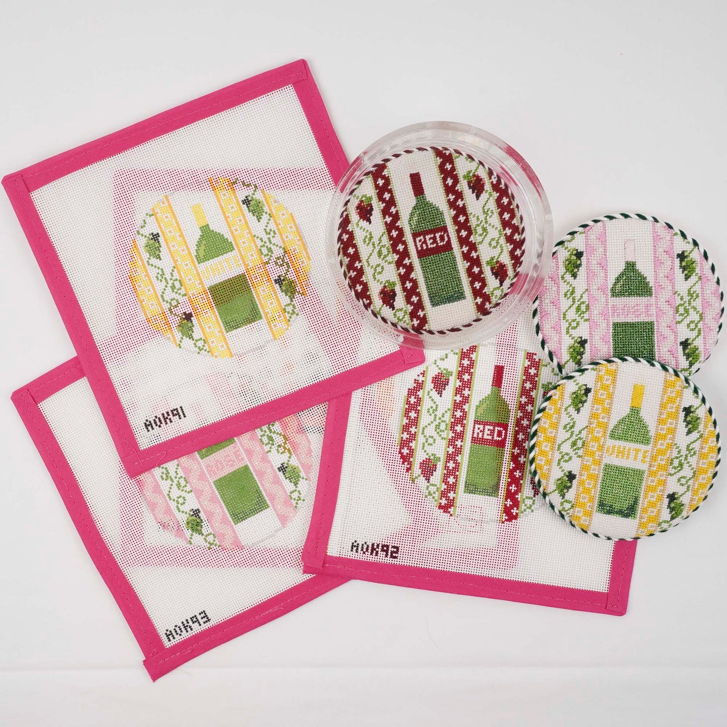 A Bottle of Champagne Coaster