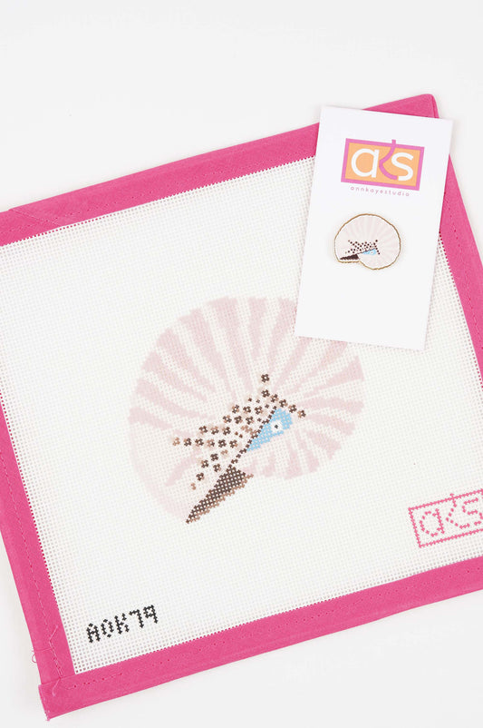 Baby's Ear Shell Needleminder