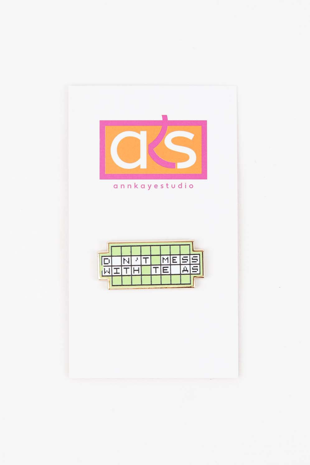 Don't Mess with Texas Wheel of Fortune Needleminder