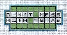 Don't Mess with Texas Wheel of Fortune