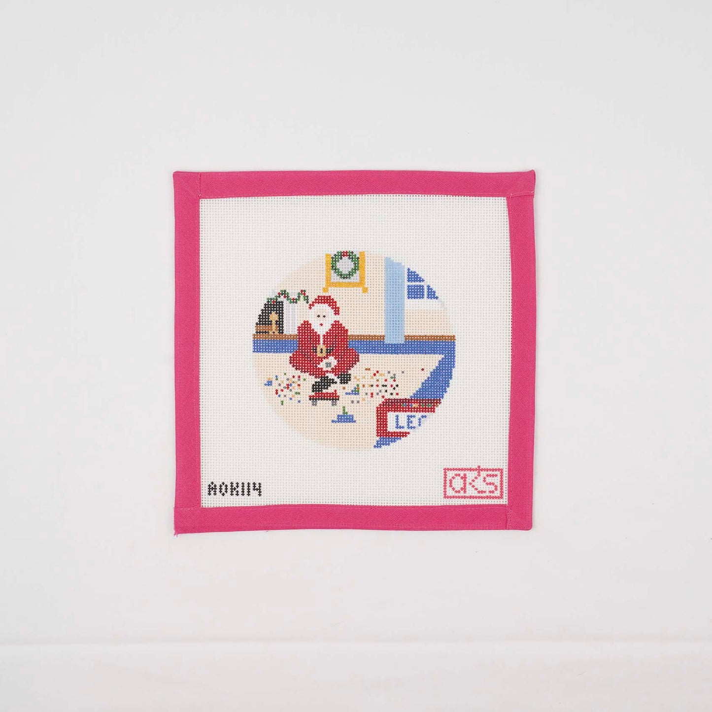 Sporty Santa Ornament - Lego Santa