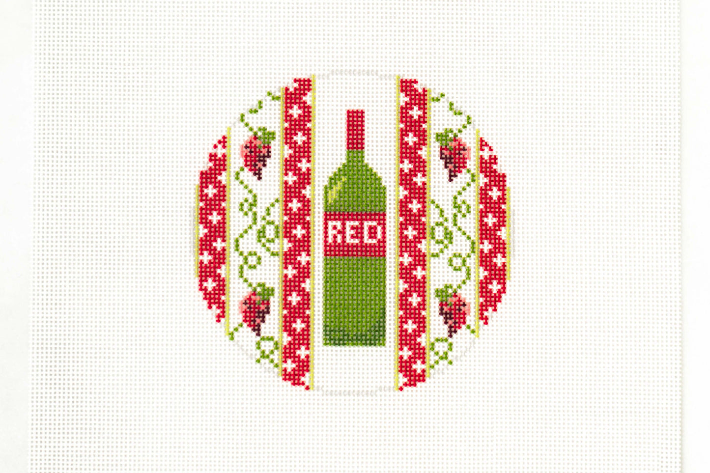 A Bottle of Red Wine Coaster