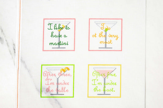 Martini Coasters (Set of 4)