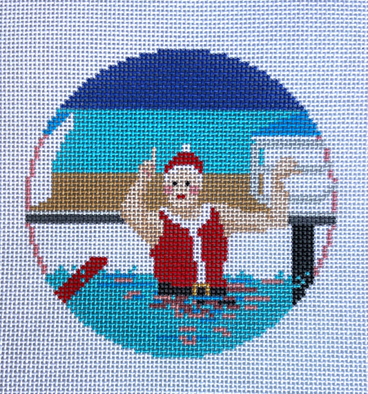 Sporty Mrs. Claus - Swimming Mrs. Claus