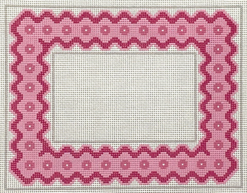Ric Rac Picture Frame - Pink 5x7