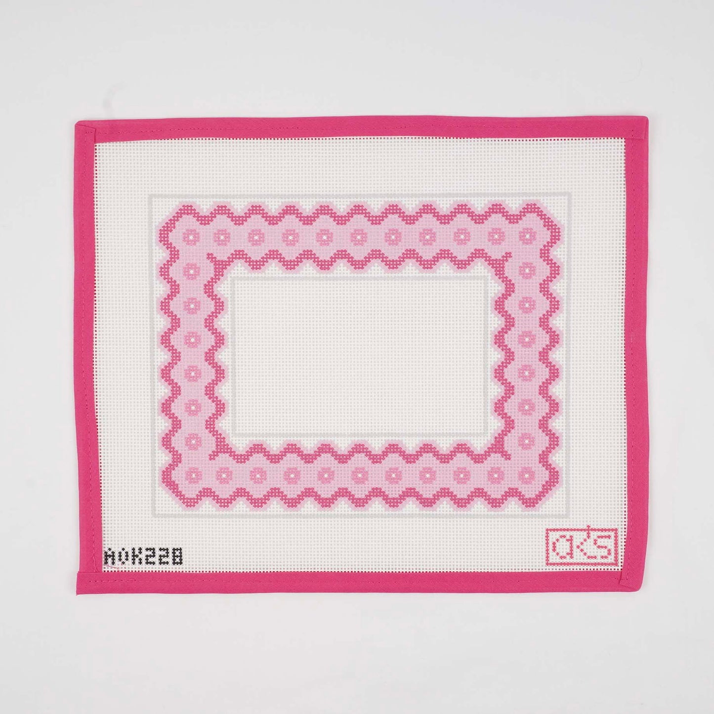 Ric Rac Picture Frame - Pink 4x6"