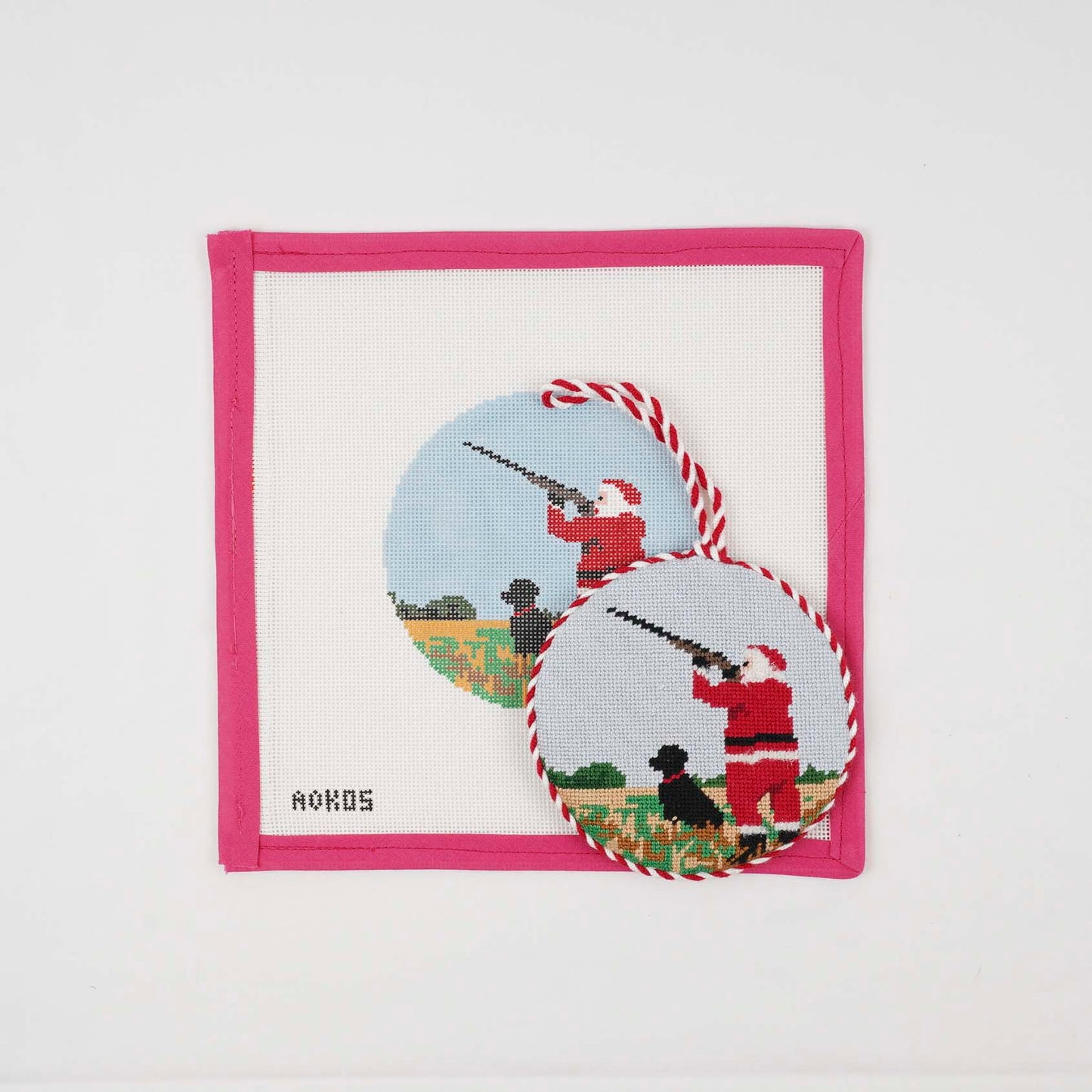 Sporty Santa Ornament - Skeet Shooting Santa