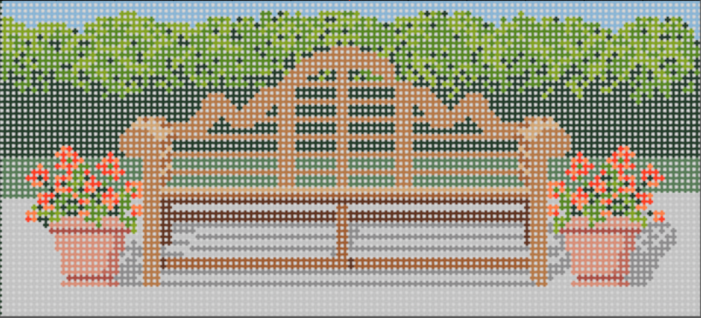 Sissinghurst Bench in the Garden