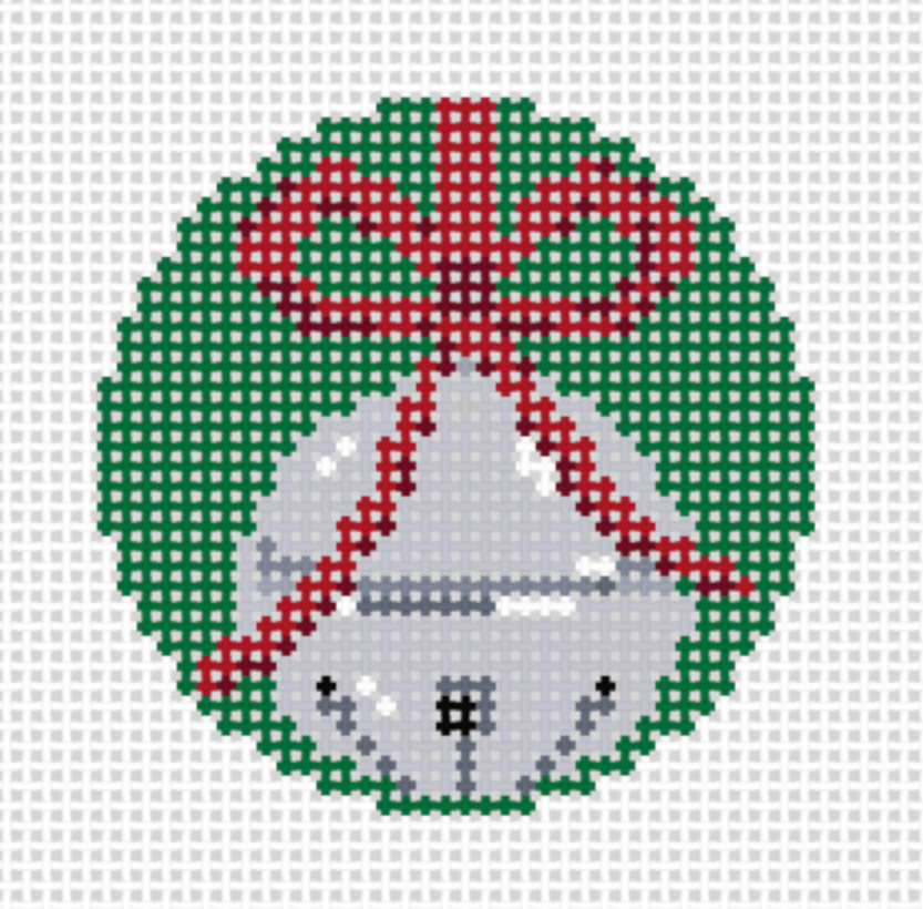 Tiny Sleigh Bell - Green Background