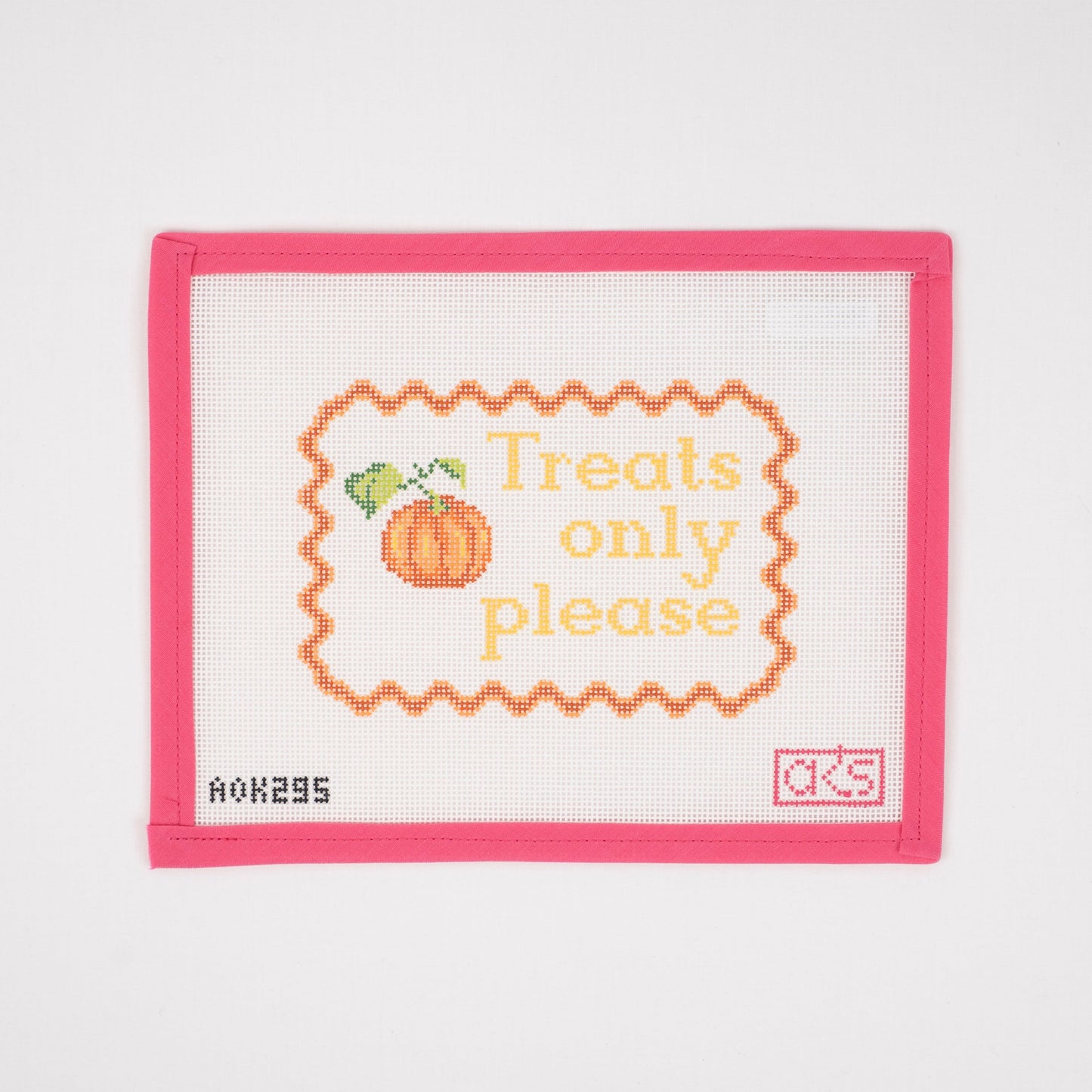 Treats Only Please on 18 mesh