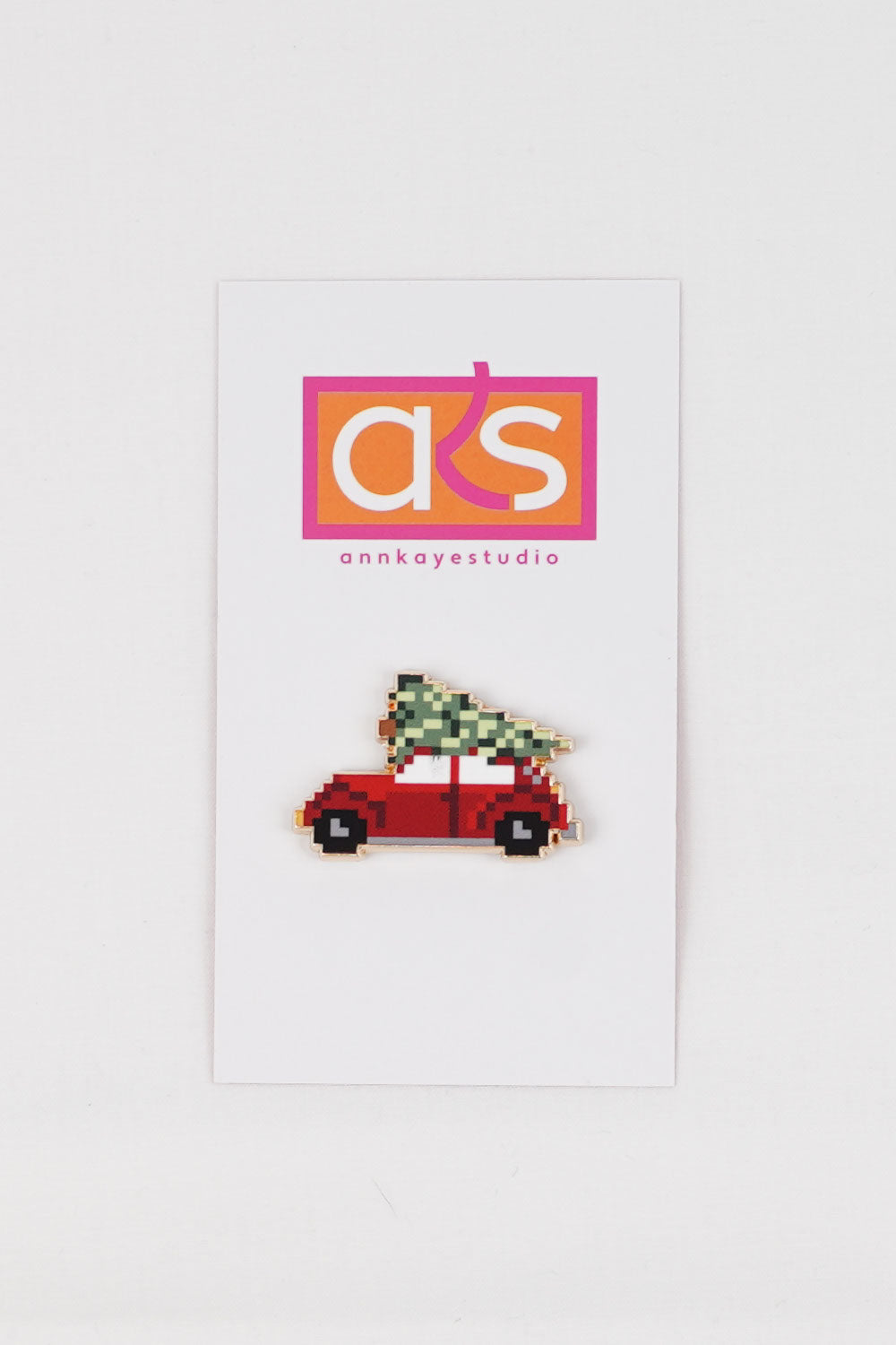 VW with Christmas Tree Needleminder