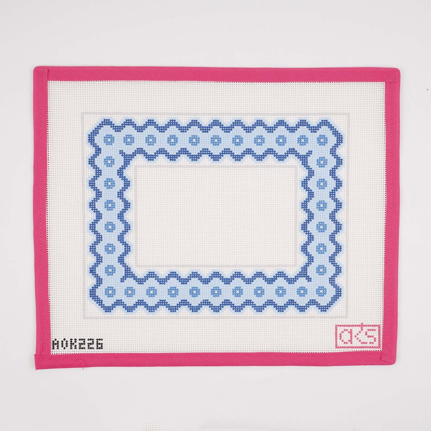 Ric Rac Picture Frame - Blue 4x6"
