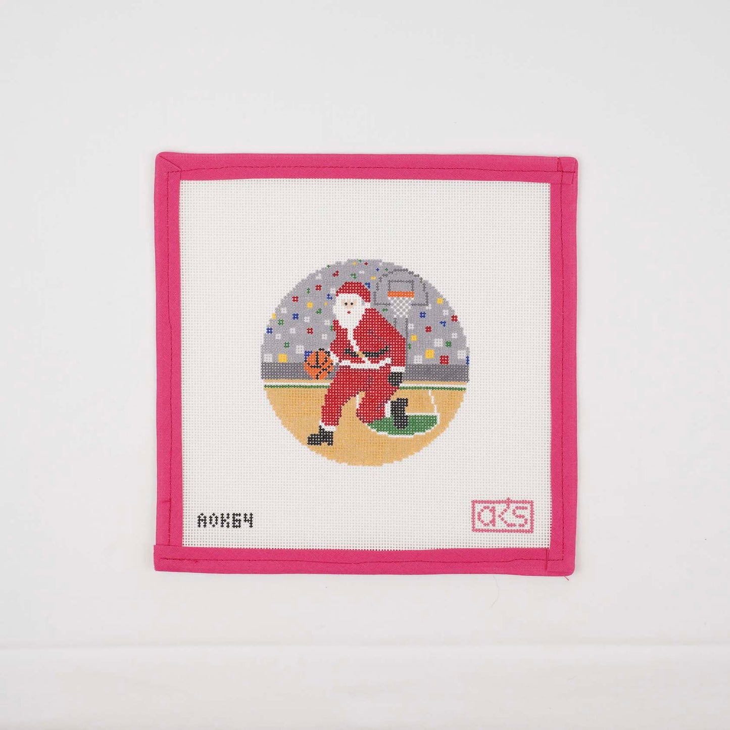 Sporty Santa Ornament - Basketball Santa