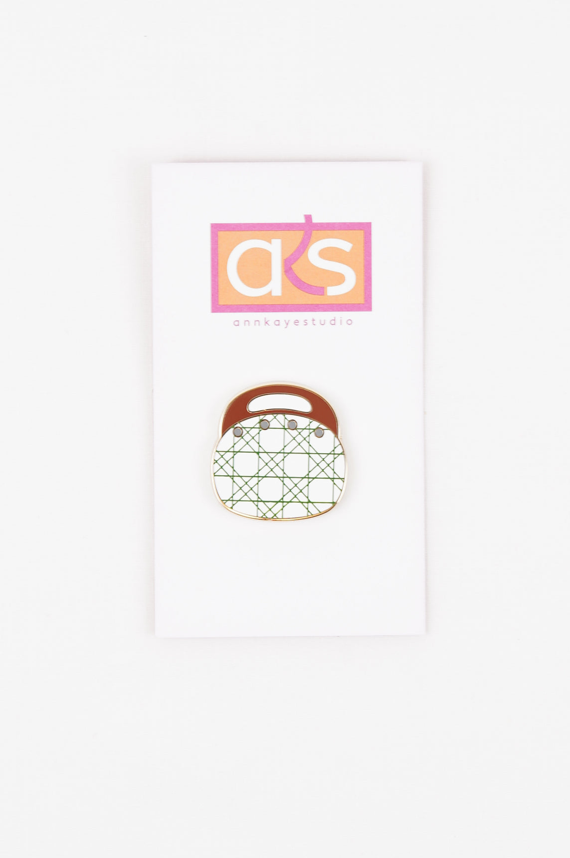 Caning Bermuda Bag Needleminder