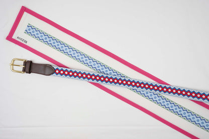 Ric Rac Belt - Blue and Green