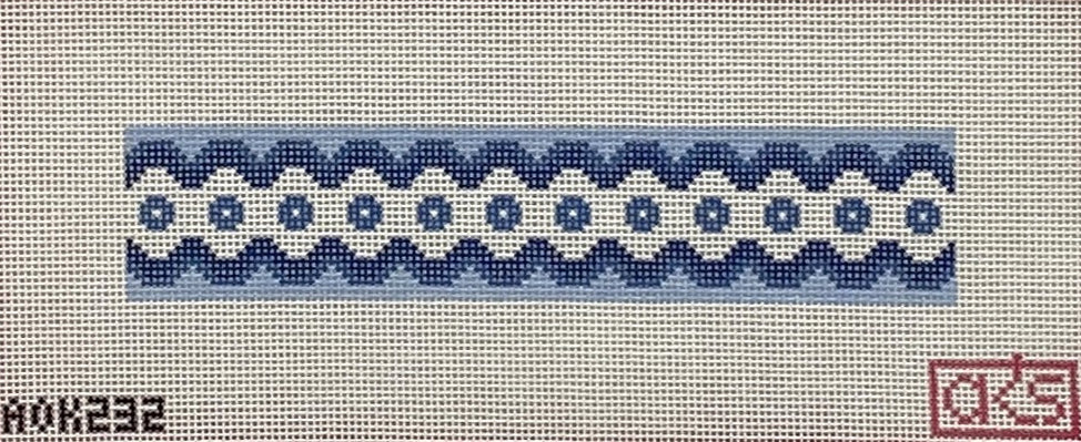 Ric Rac Key Fob - Blue