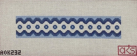 Ric Rac Key Fob - Blue