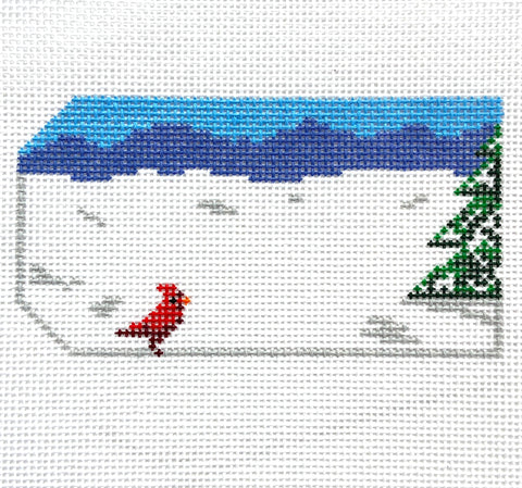 Cardinal Stocking Nametag