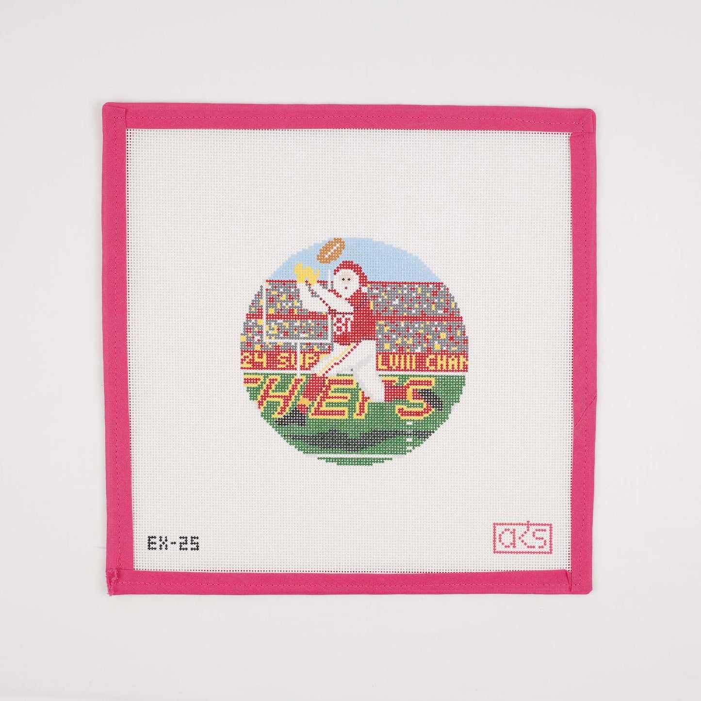 Sporty Santa Ornament - Kansas City Chiefs
