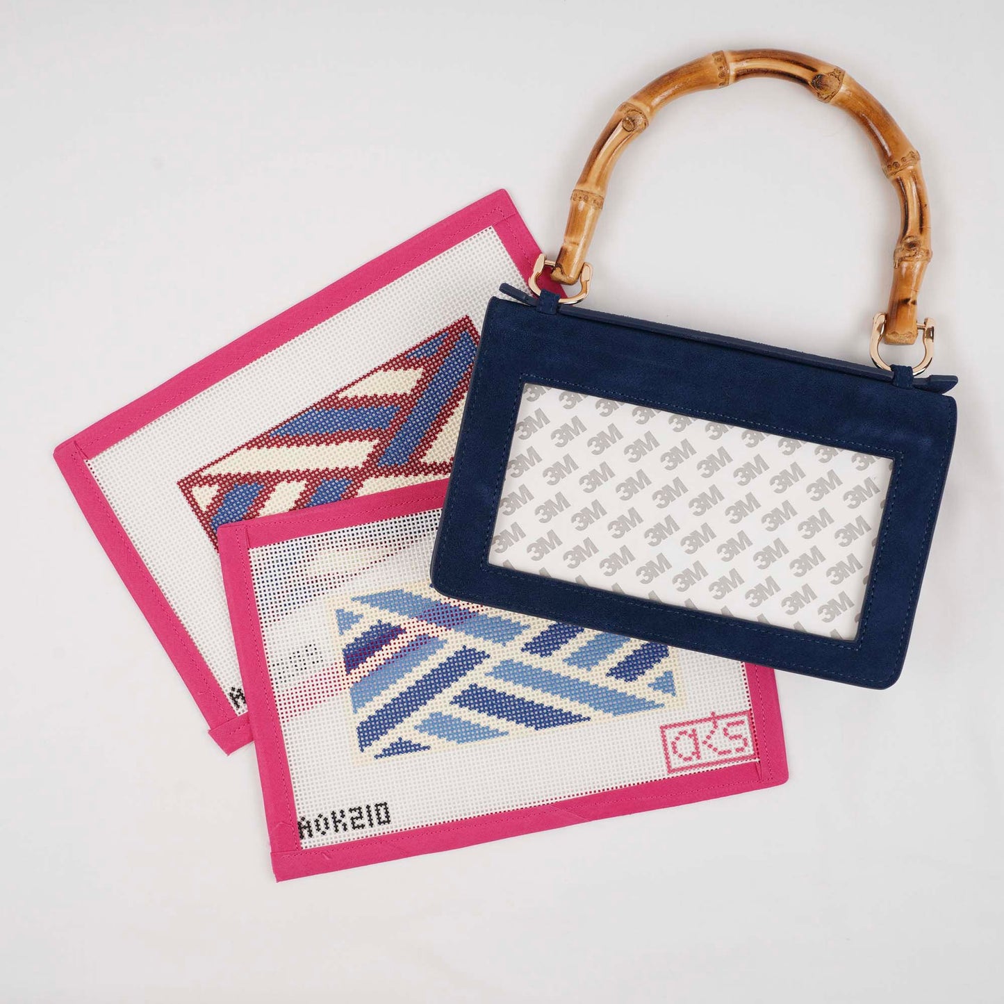 Chippendale Wallet Insert Two Blues