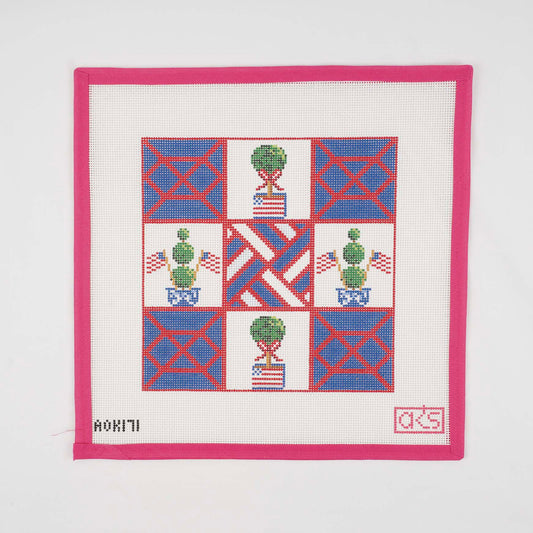 4th of July Tic-Tac-Topiary