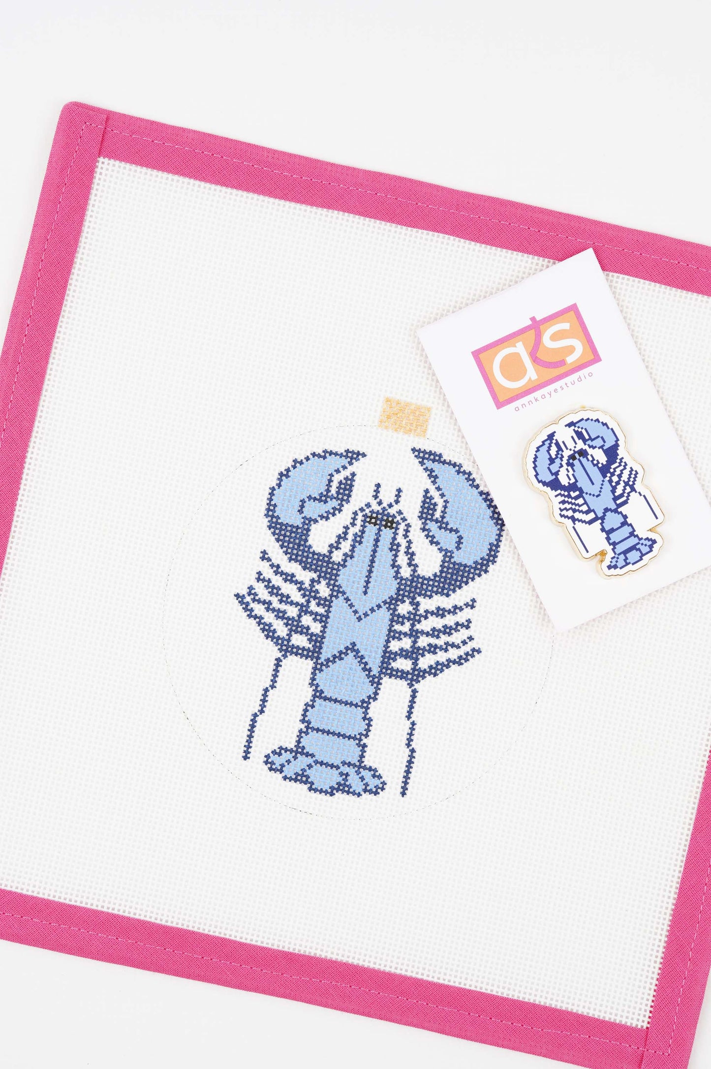 Blue Lobster Needleminder