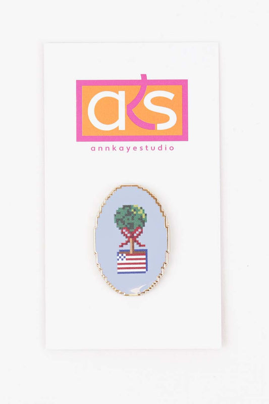 4th of July Topiary Needleminder