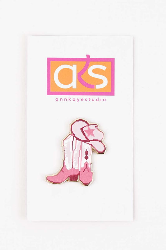 Pink Boots Needleminder