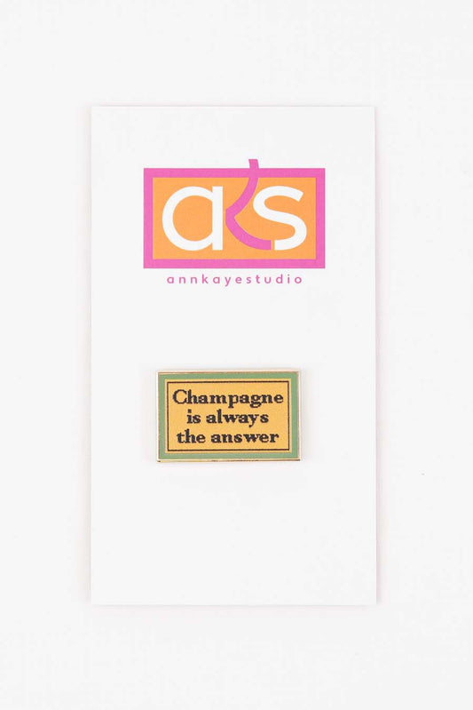 Champagne Is Always the Answer Needleminder