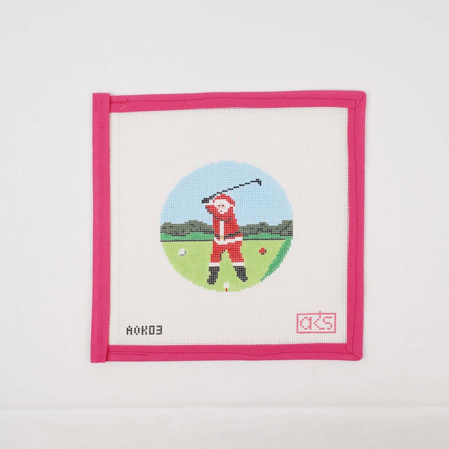 Sporty Santa Ornament - Golfing Santa