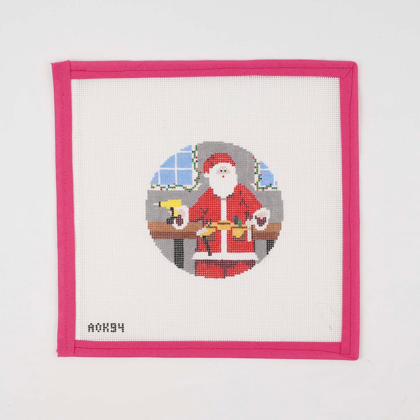 Sporty Santa Ornament - Handy Santa