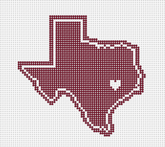 Heart of Texas Map - Texas A&M