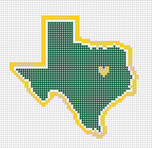 Heart of Texas Map - Baylor