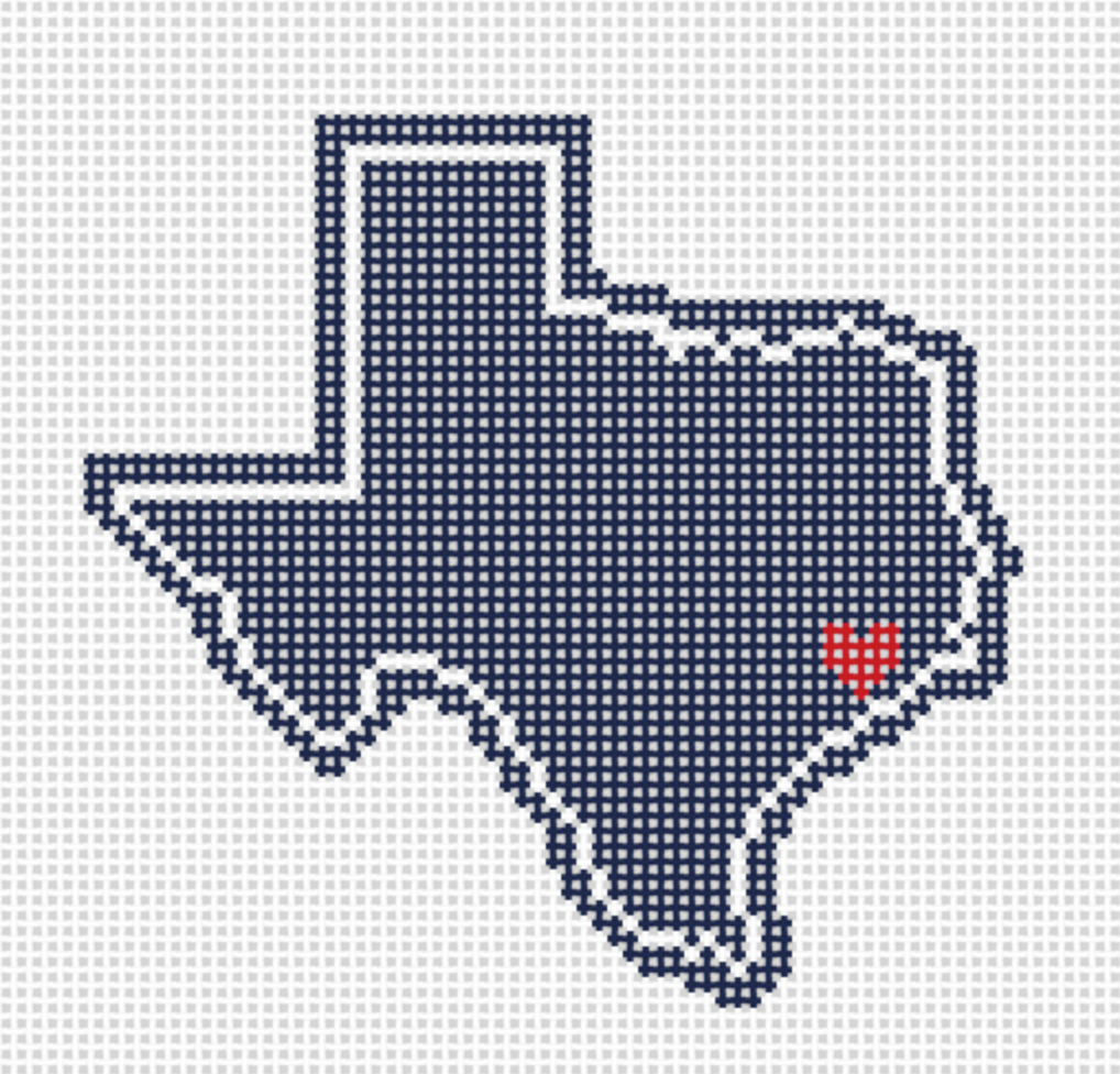 Heart of Texas Map - Rice University