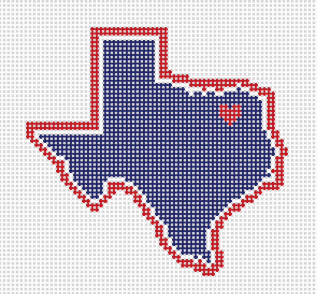 Heart of Texas Map - SMU