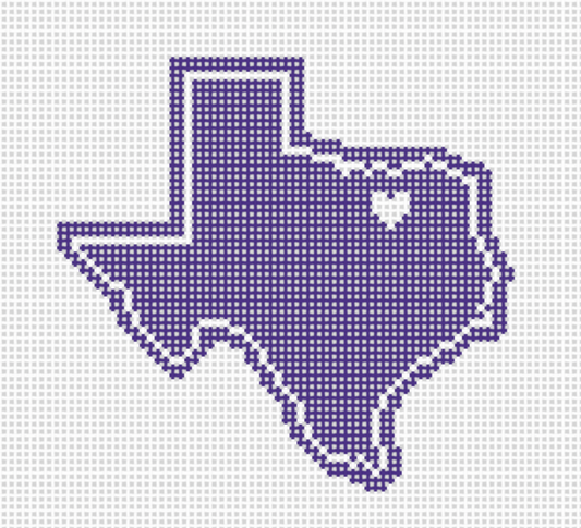 Heart of Texas Map - TCU