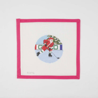 Sporty Santa Ornament - Ice Hockey Santa