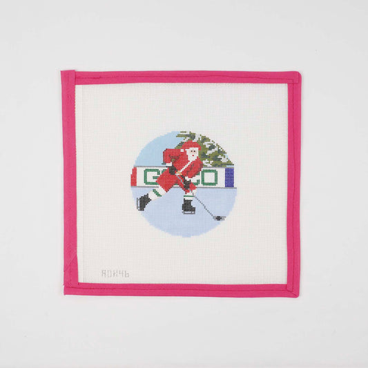 Sporty Santa Ornament - Ice Hockey Santa