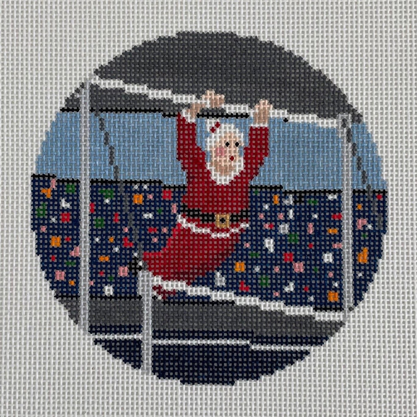 Sporty Mrs. Claus Ornament - Gymnast