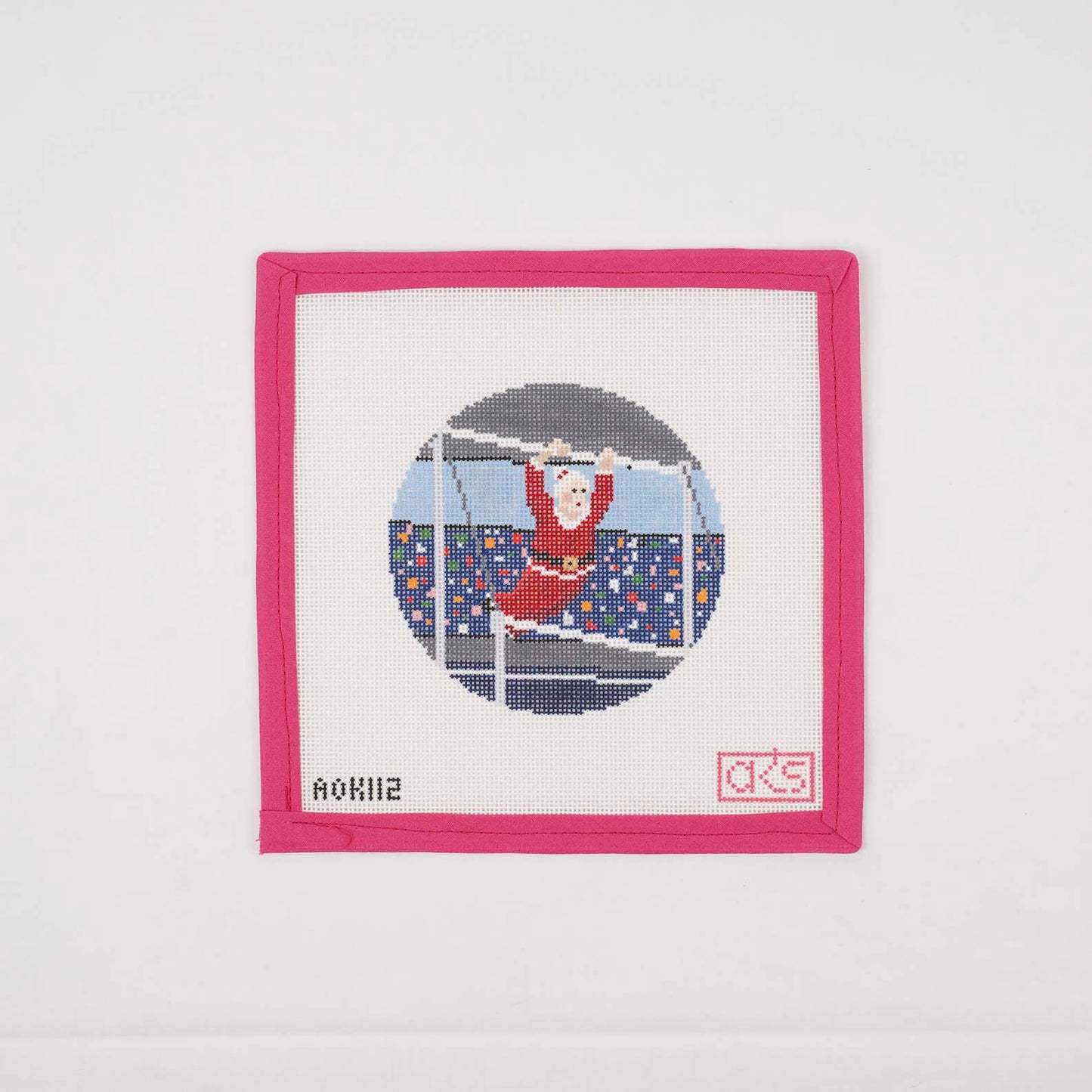 Sporty Mrs. Claus Ornament - Gymnast