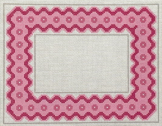 Ric Rac Picture Frame - Pink 5x7"