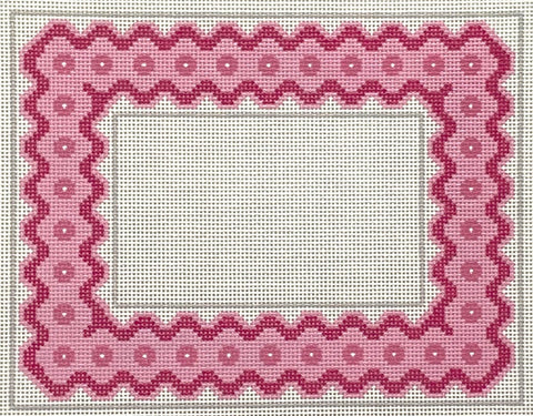 Ric Rac Picture Frame - Pink 5x7