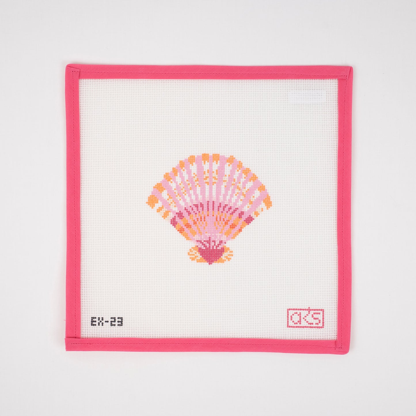Pink Scallop Shell #2 (Pink and Orange Colorway)