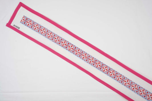 Red, White, and Blue Geometric Belt