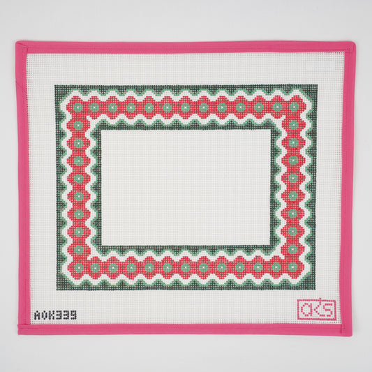 5x7 Ric Rac Picture Frame - Christmas