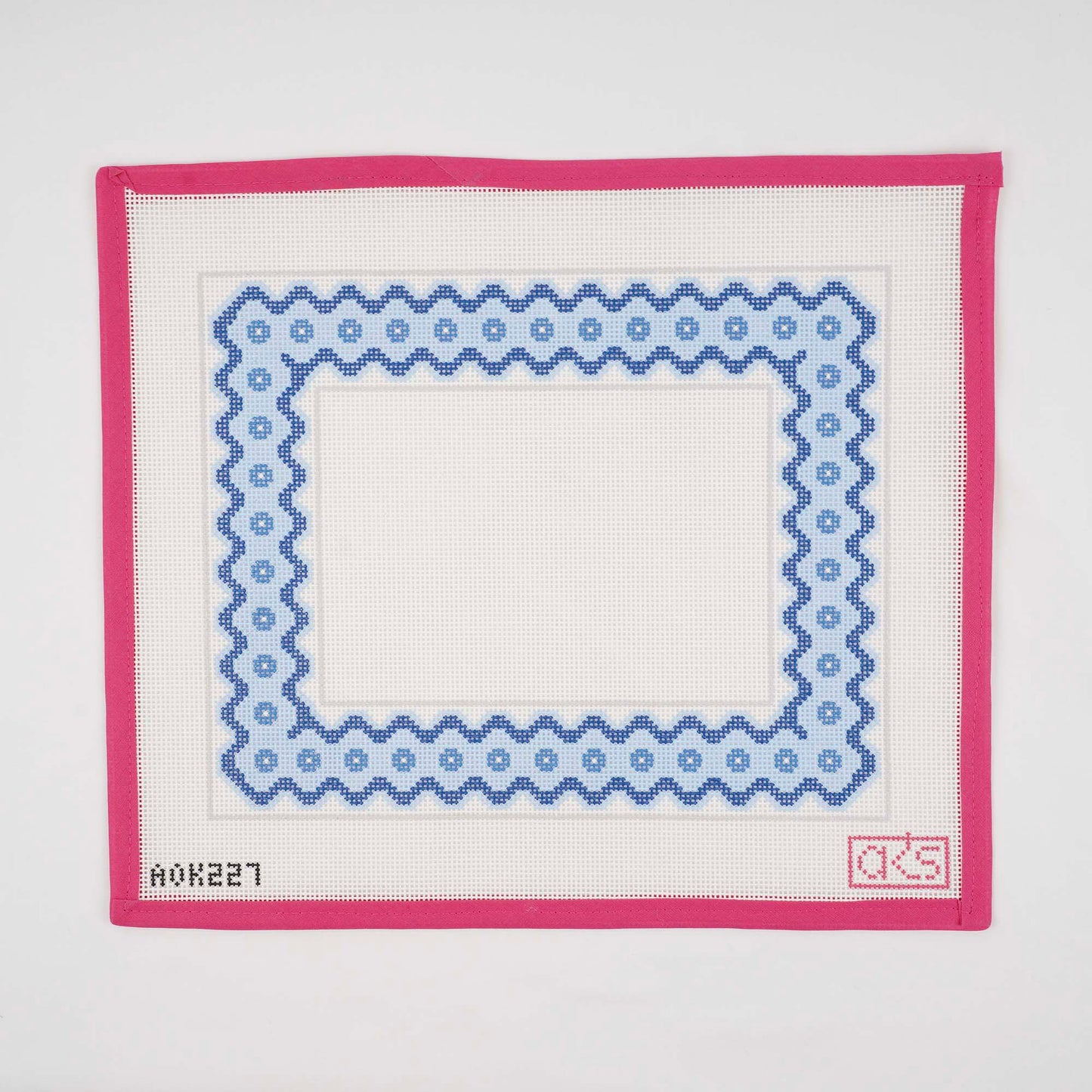 Ric Rac Picture Frame - Blue 5x7"