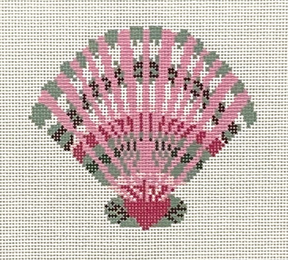 Pink Scallop Shell #2